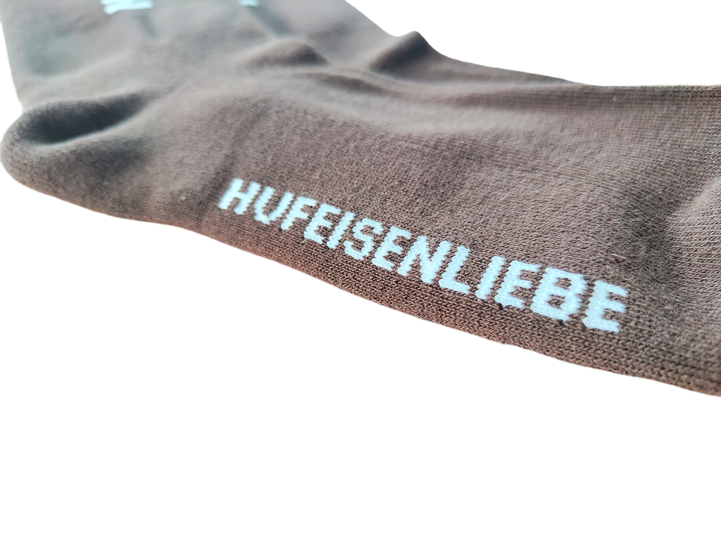 Reitsocken HUFEISENLIEBE - Braun