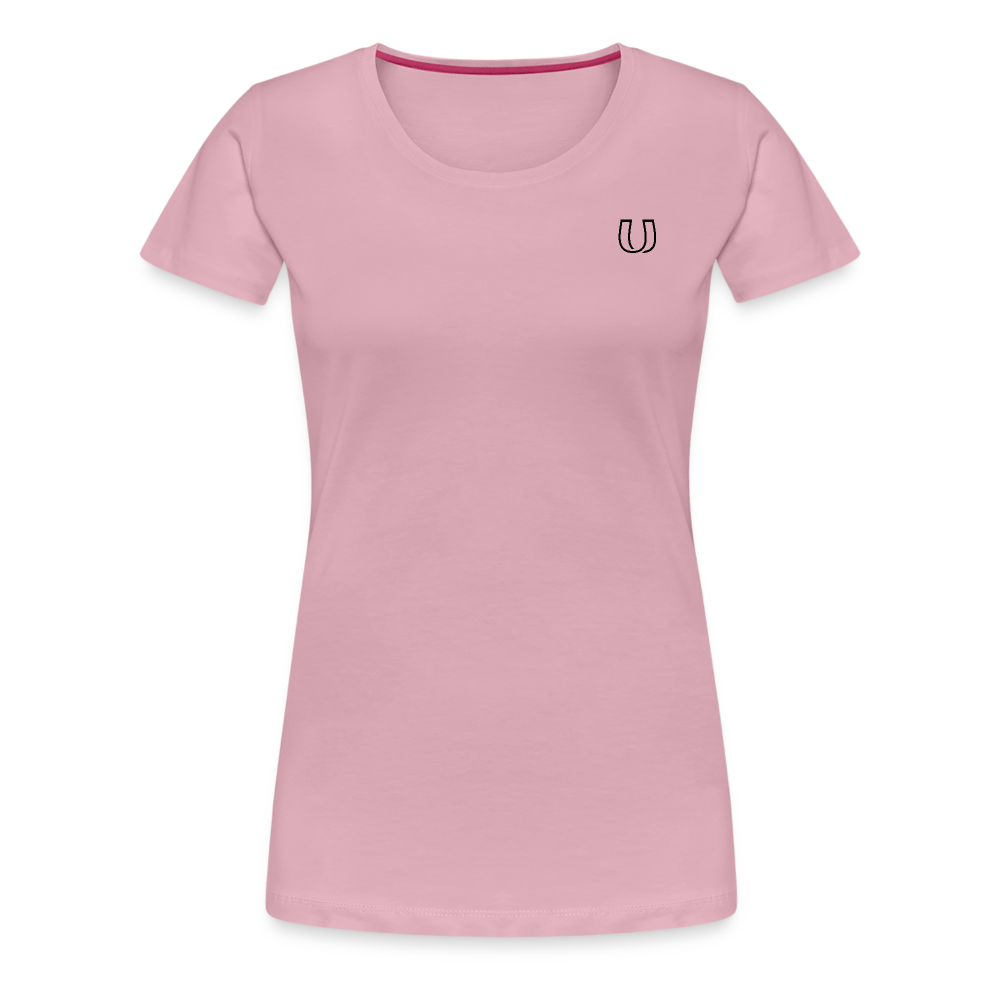 Klassisches Logo Shirt für Damen - Hellrosa