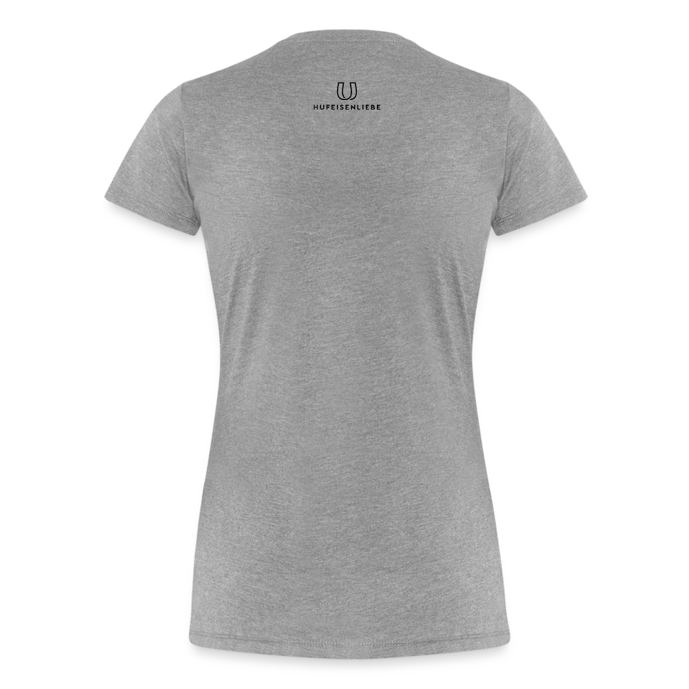 Klassisches Logo Shirt für Damen - Grau meliert