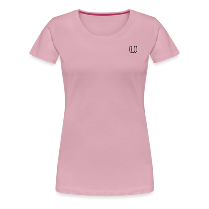 Klassisches Logo Shirt für Damen - Hellrosa